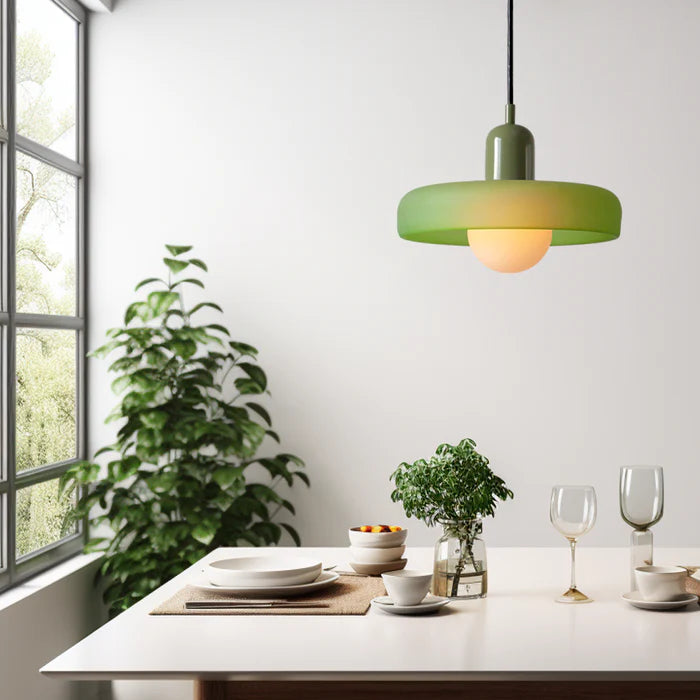 Bauhaus Colorful Glass Pendant Light - Cueteks