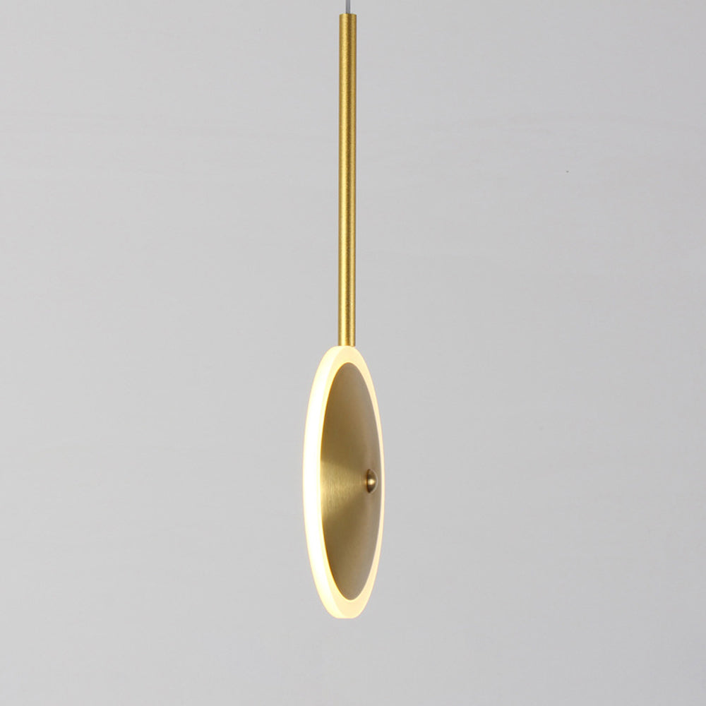 Modern Gold Chandelier Round Restaurant Lamps - Cueteks