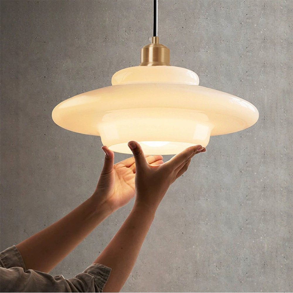 Nordic Minimalist Glass Pendant Light - Cueteks