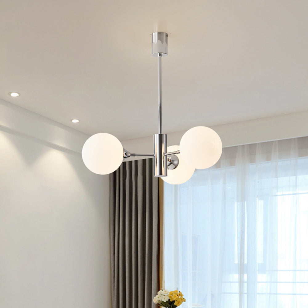 Simple Dimmable Sputnik Globe Chandelier - Cueteks