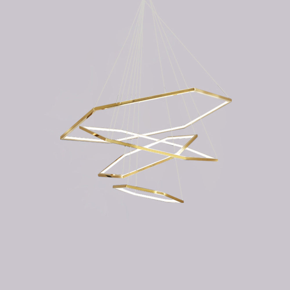 Modern Chic Geometric Polygon Pendant Light - Cueteks