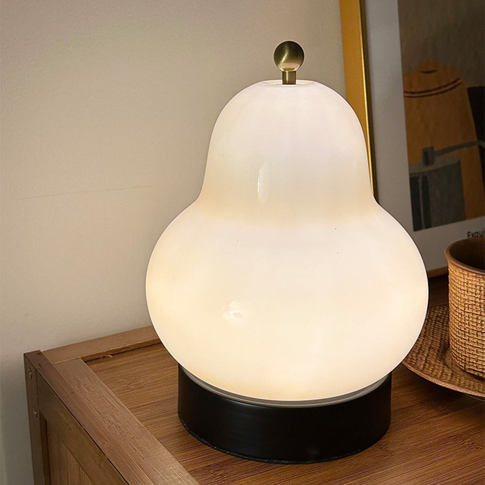 French Cream Pear Touch Portable Table Light - Cueteks