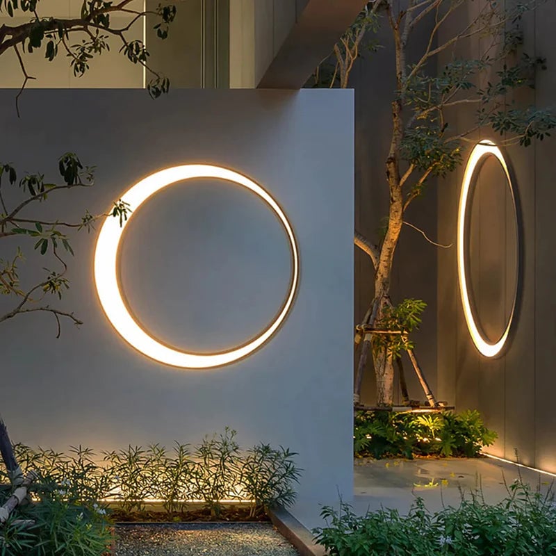 Postmorderne Wasserdichte LED Wandleuchten für Garten, Außenbereich - Cueteks