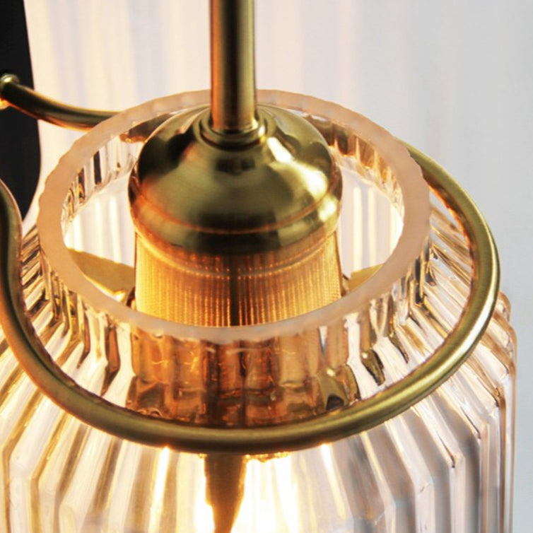 Industria Glass Shade Funnel Wall Lamps - Cueteks