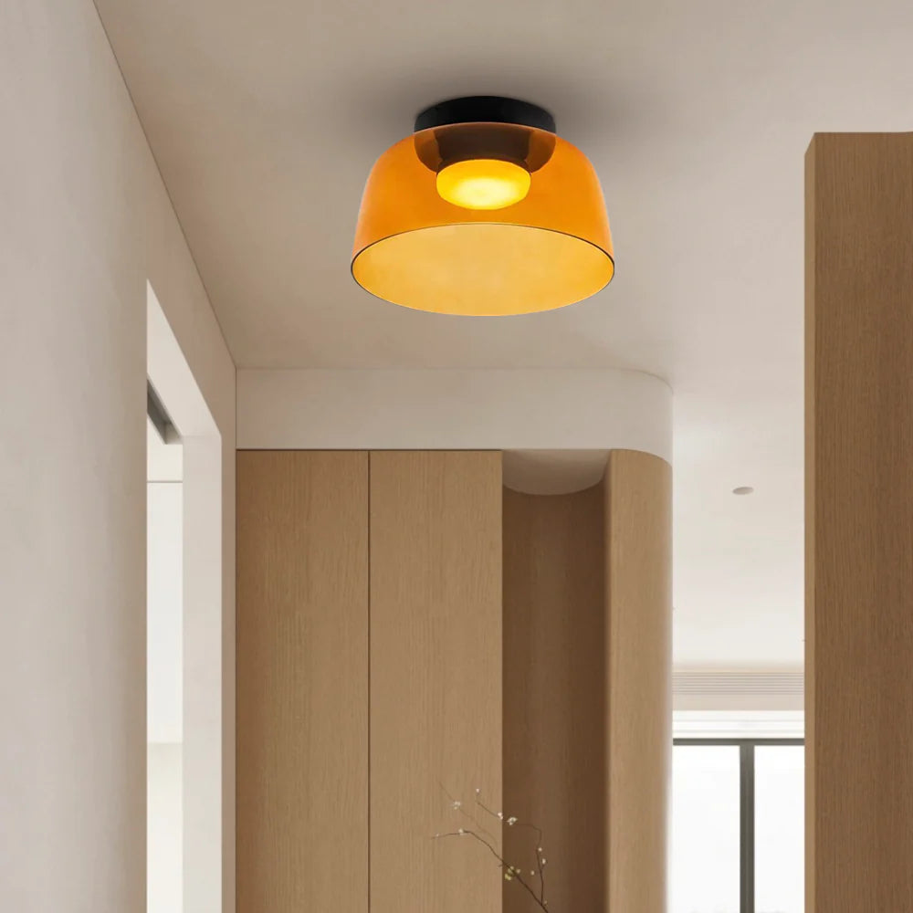 Nordic Designer Creative Personality Medieval Glass Ceiling Lamp - Cueteks