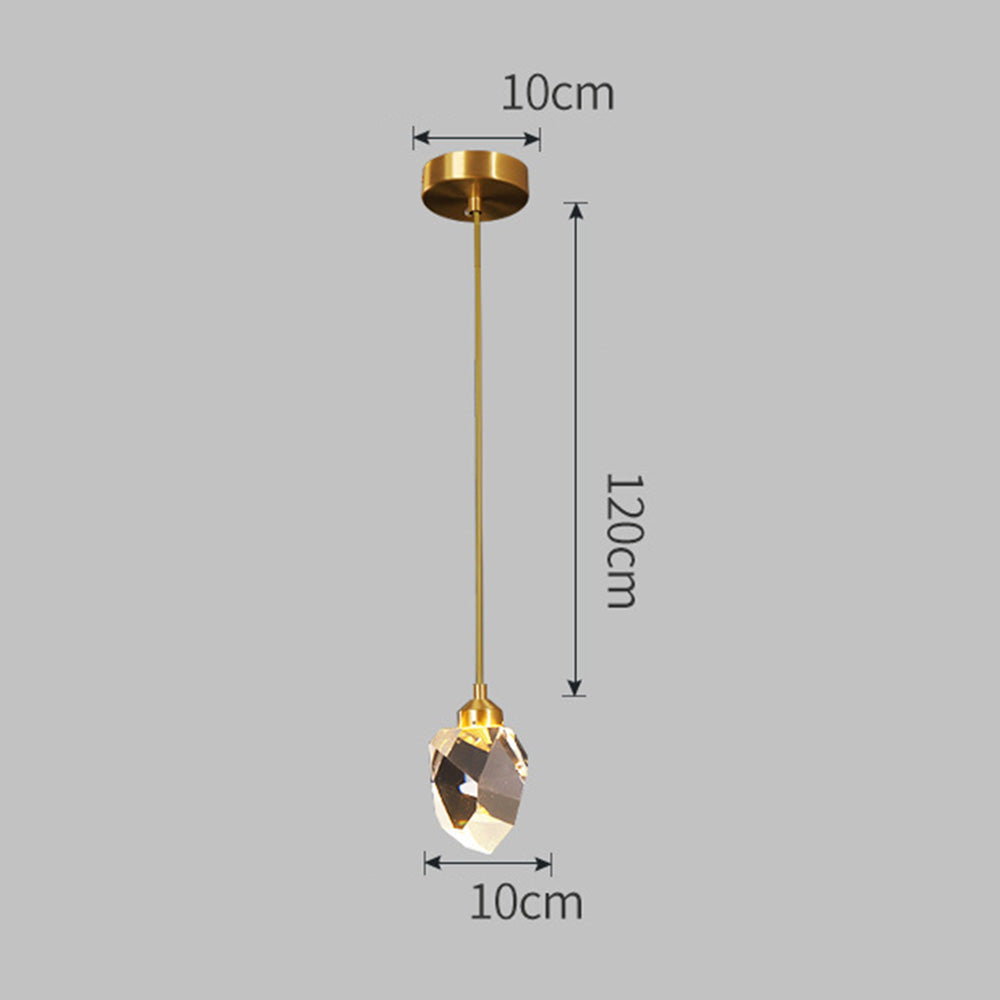 Creative Modern Crystal Gold Raindrop Chandelier - Cueteks