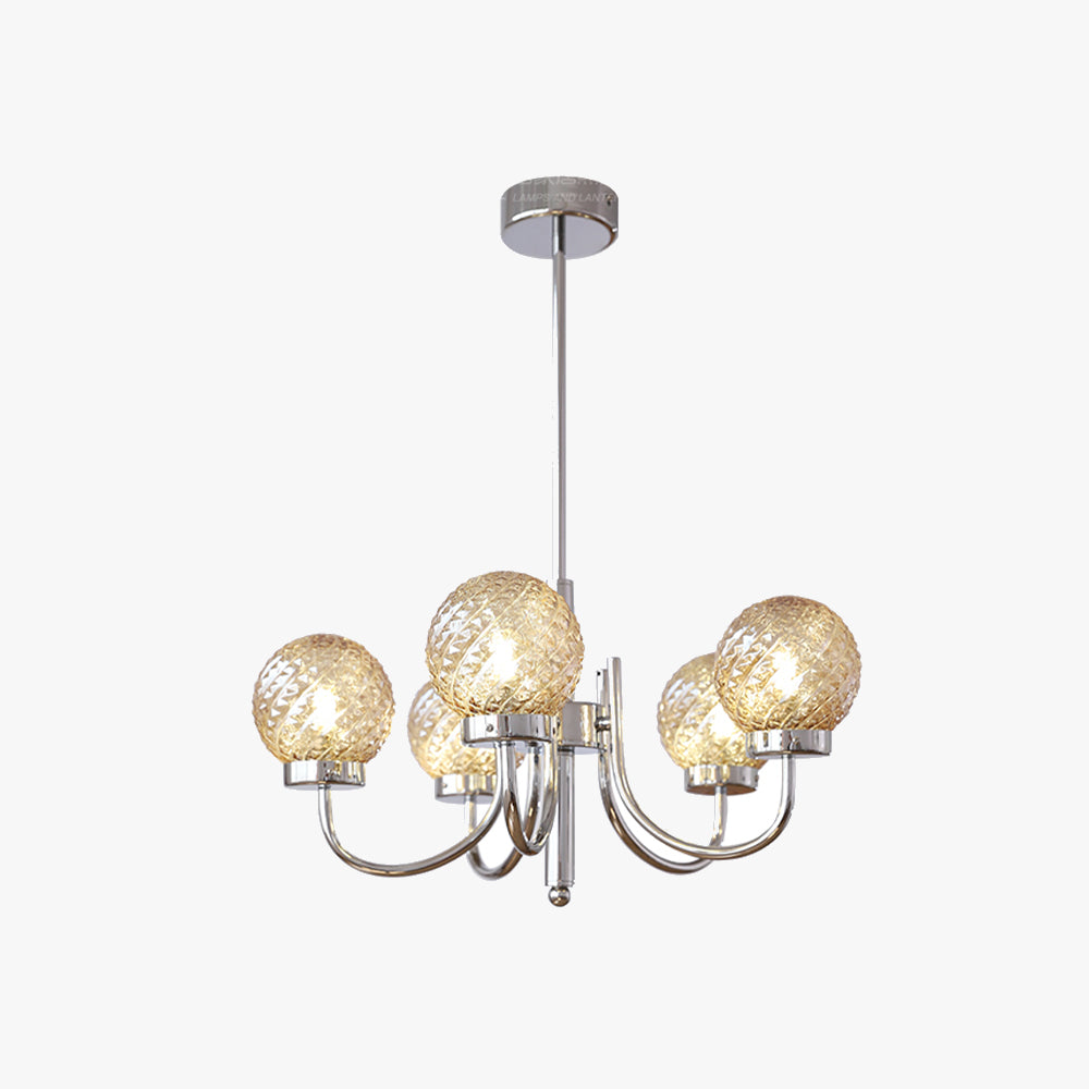 Light Luxury Glass Ball Bedroom Chandeliers - Cueteks