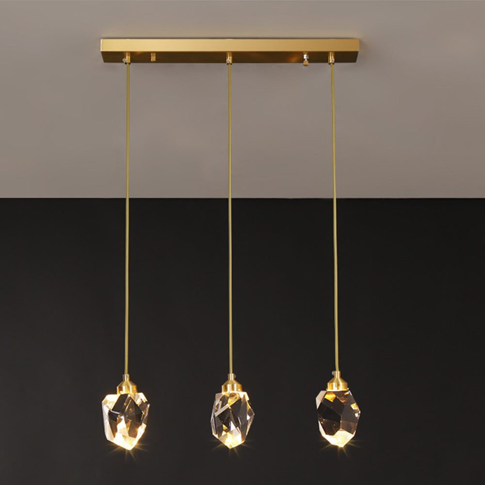 Creative Modern Crystal Gold Raindrop Chandelier - Cueteks