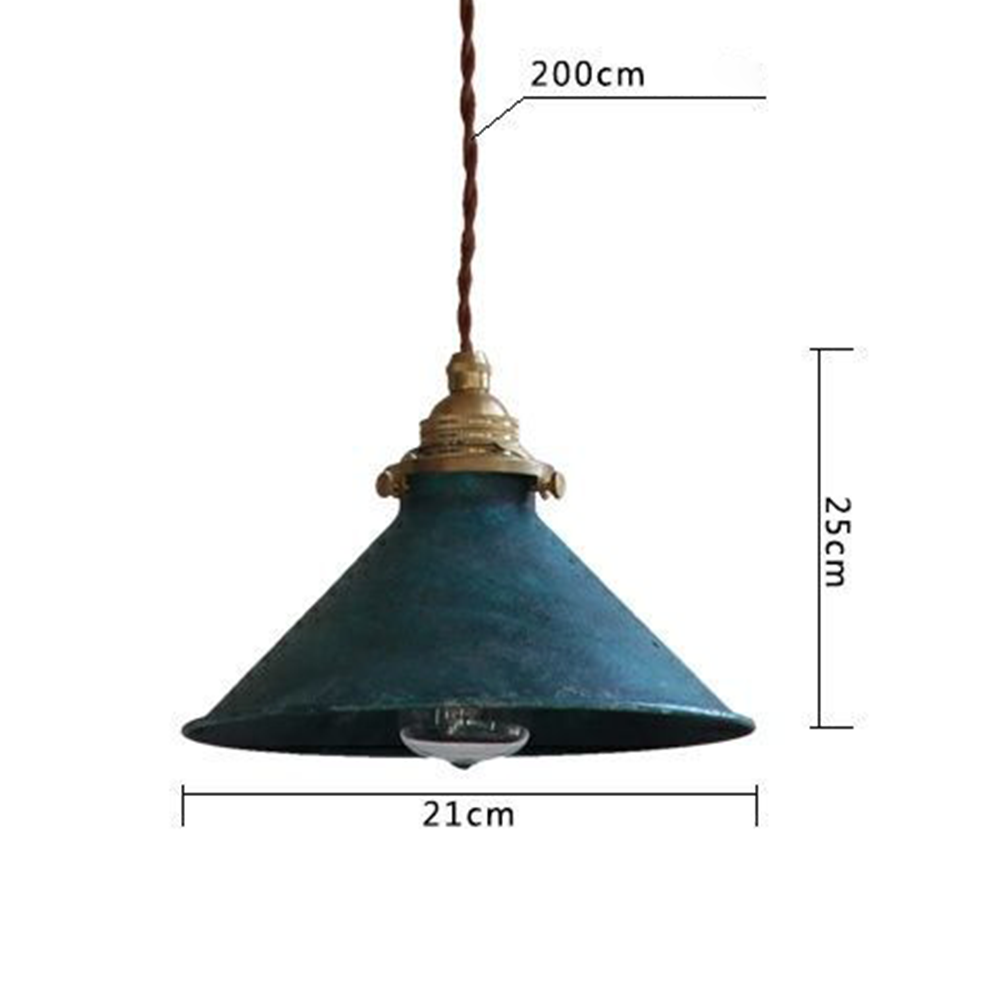 Retro Industrial Metal Fanale Pendant Light - Cueteks