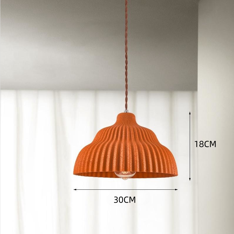 Wabi Sabi Art Resin Hanging Lamp for Dining Room - Cueteks