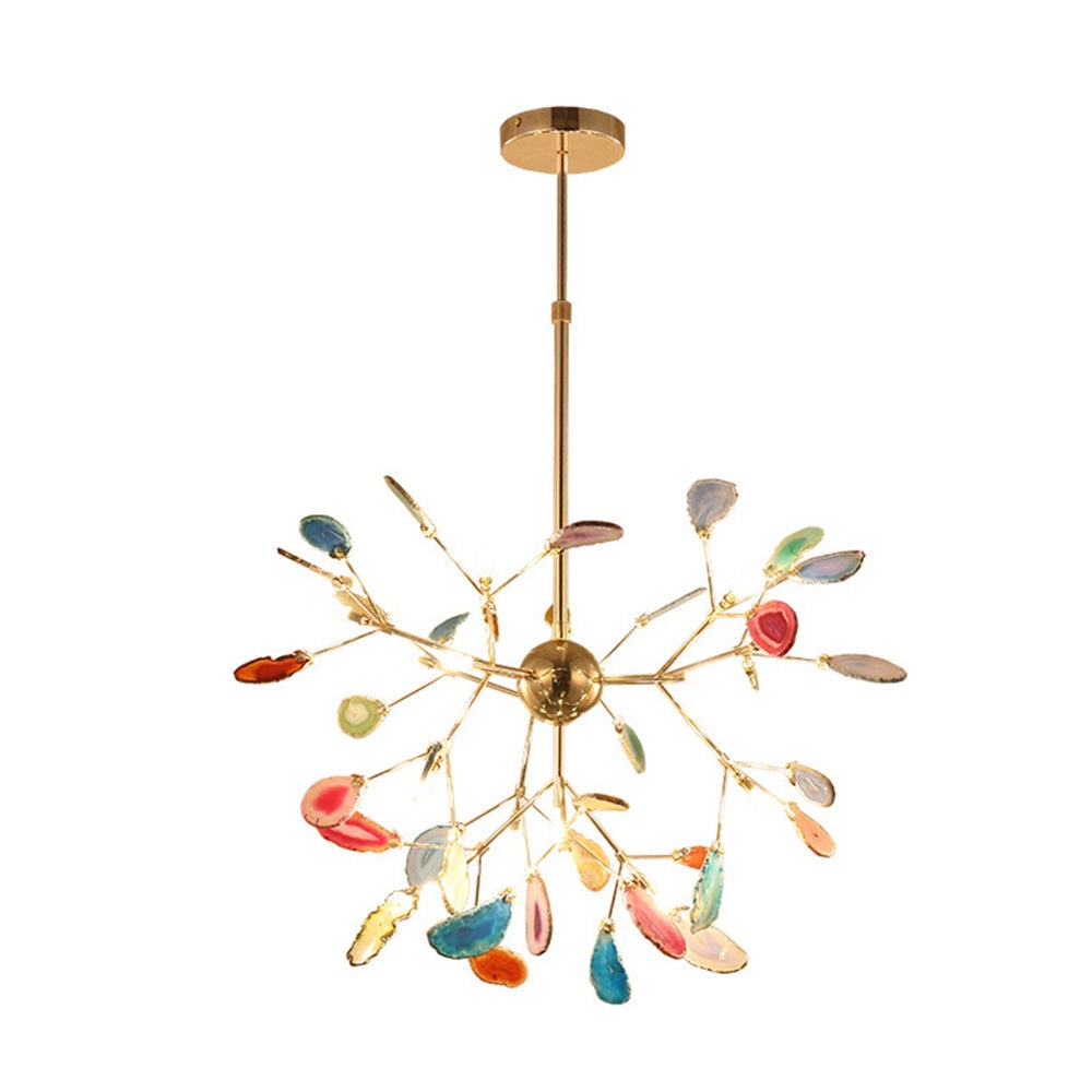 Nordic Creative Light Luxury Agate Stone Chandelier - Cueteks