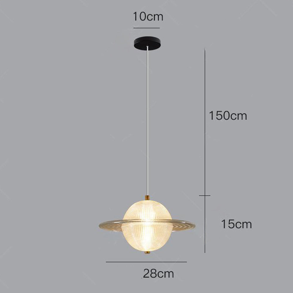 Creative Glass Planet Pendant Hanging Light - Cueteks