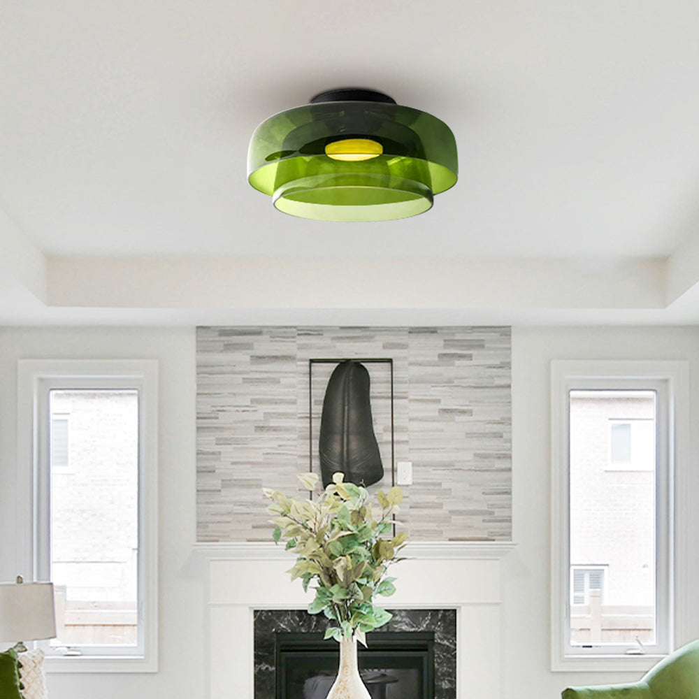 Nordic Designer Creative Personality Medieval Glass Ceiling Lamp - Cueteks