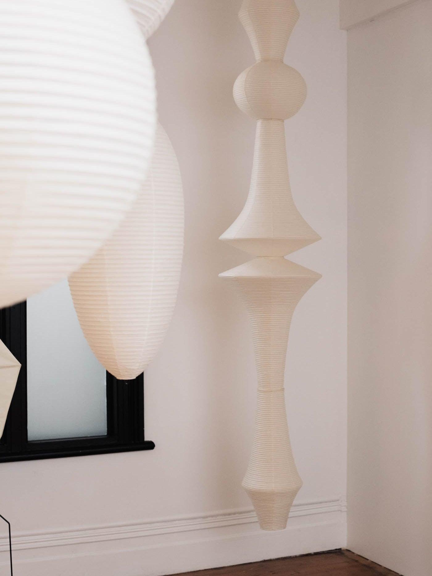 Washi Paper E Pendant Light - Cueteks