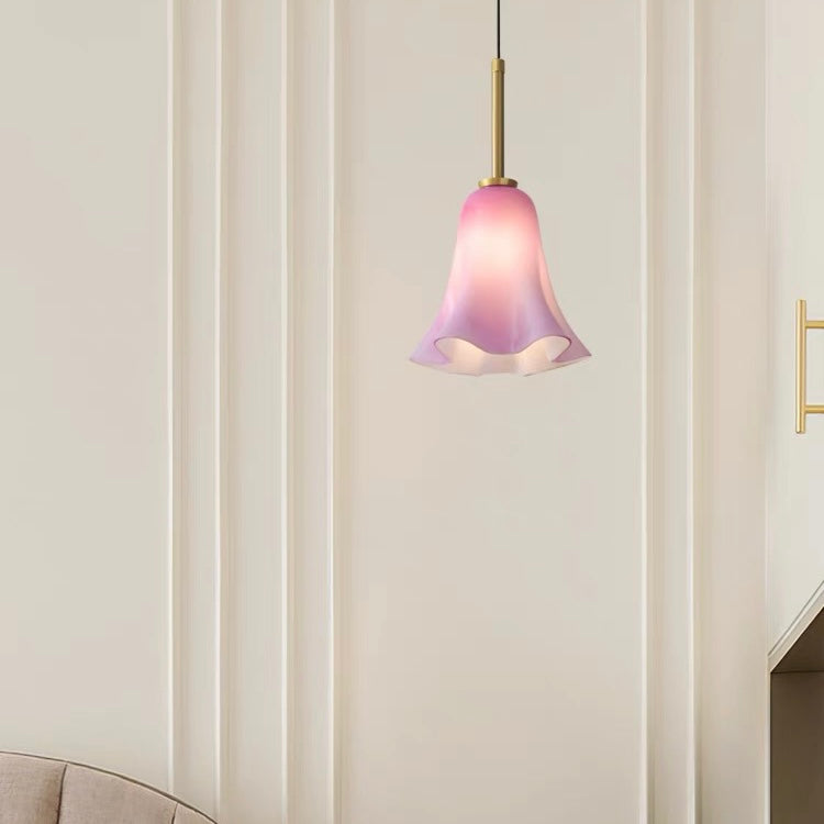 Vintage Glass Pendant Light For Bedroom - Cueteks