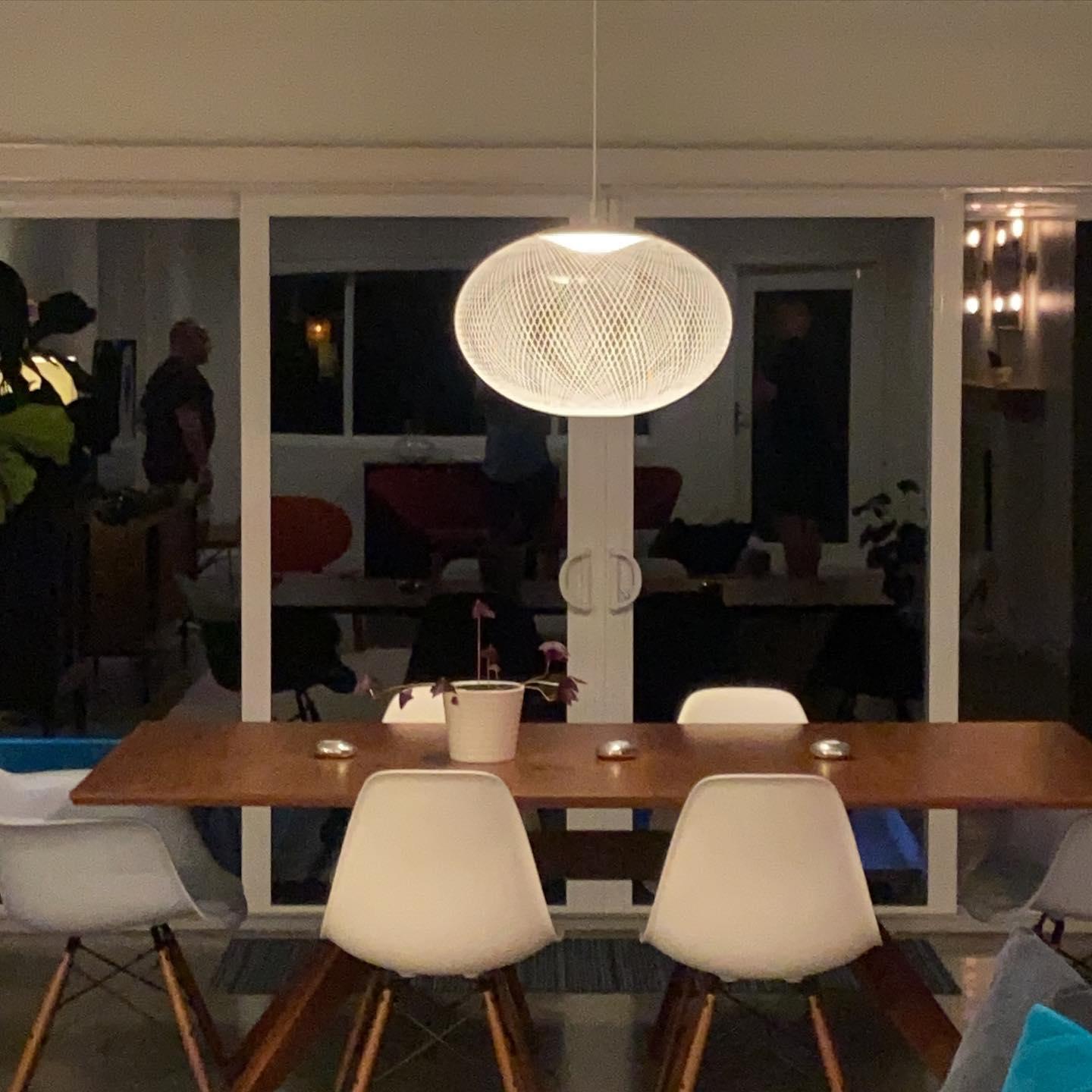 Metallic Meshwork Pendant Lamp - Cueteks