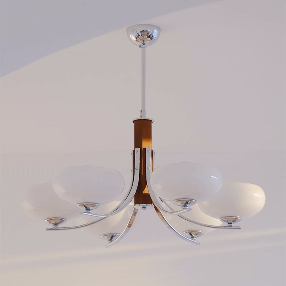 Medieval Bauhaus Solid Wood Chandelier - Cueteks