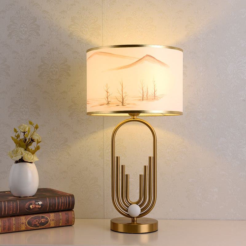 Künstlerische Tischlampe Stehlampe Nachttischlampe für Schlafzimmer - Cueteks