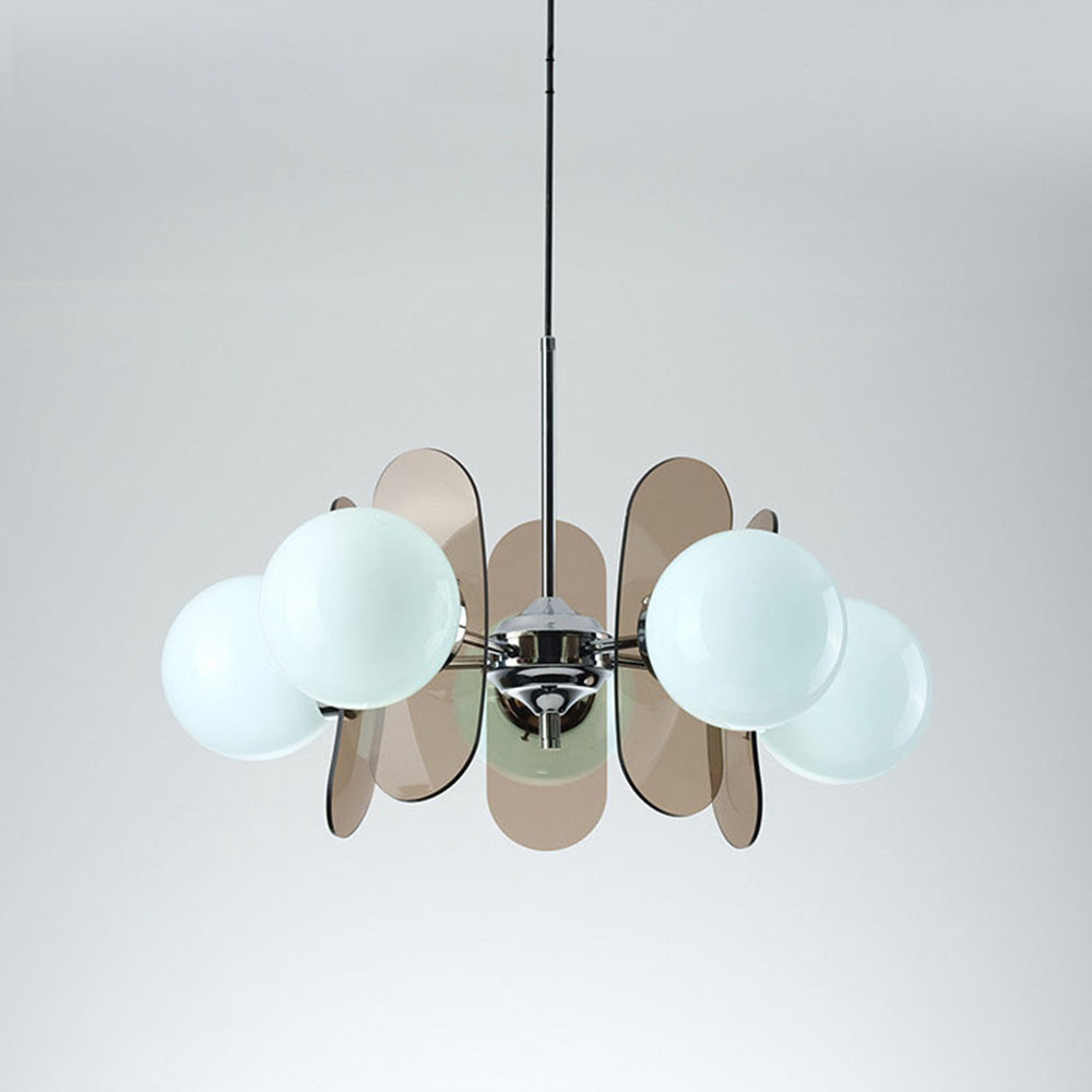 Modern Acrylic Art Deco Pendant Light For Living Room - Cueteks