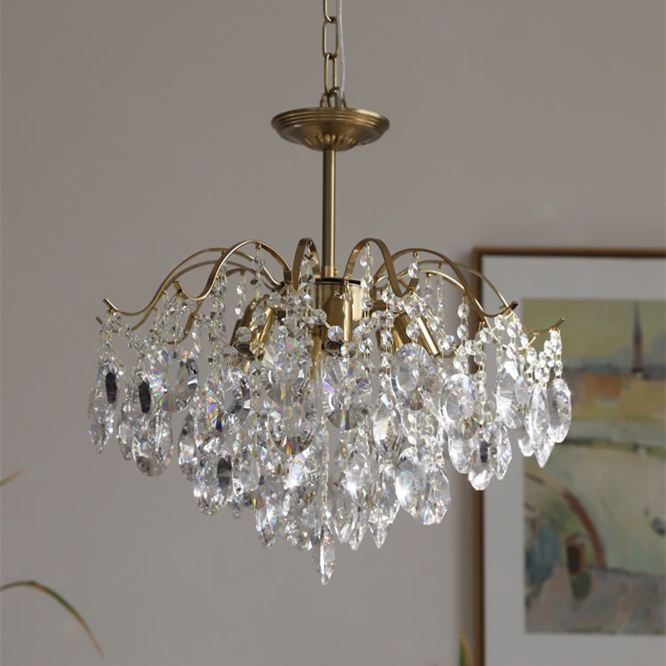 French Light luxury Romantic Crystal Chandelier - Cueteks