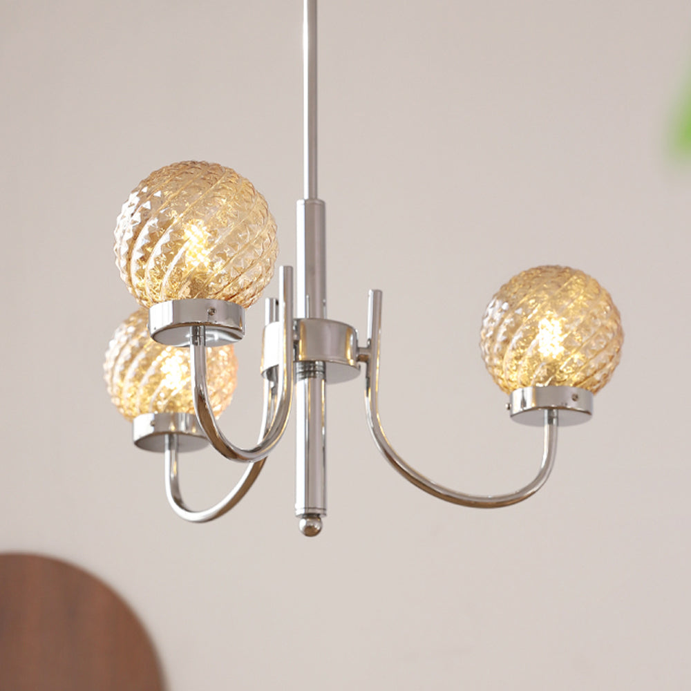 Light Luxury Glass Ball Bedroom Chandeliers - Cueteks