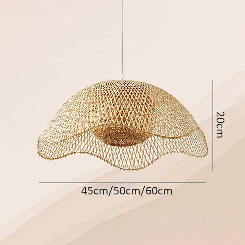 Bamboo Woven Hanging Lighting - Cueteks