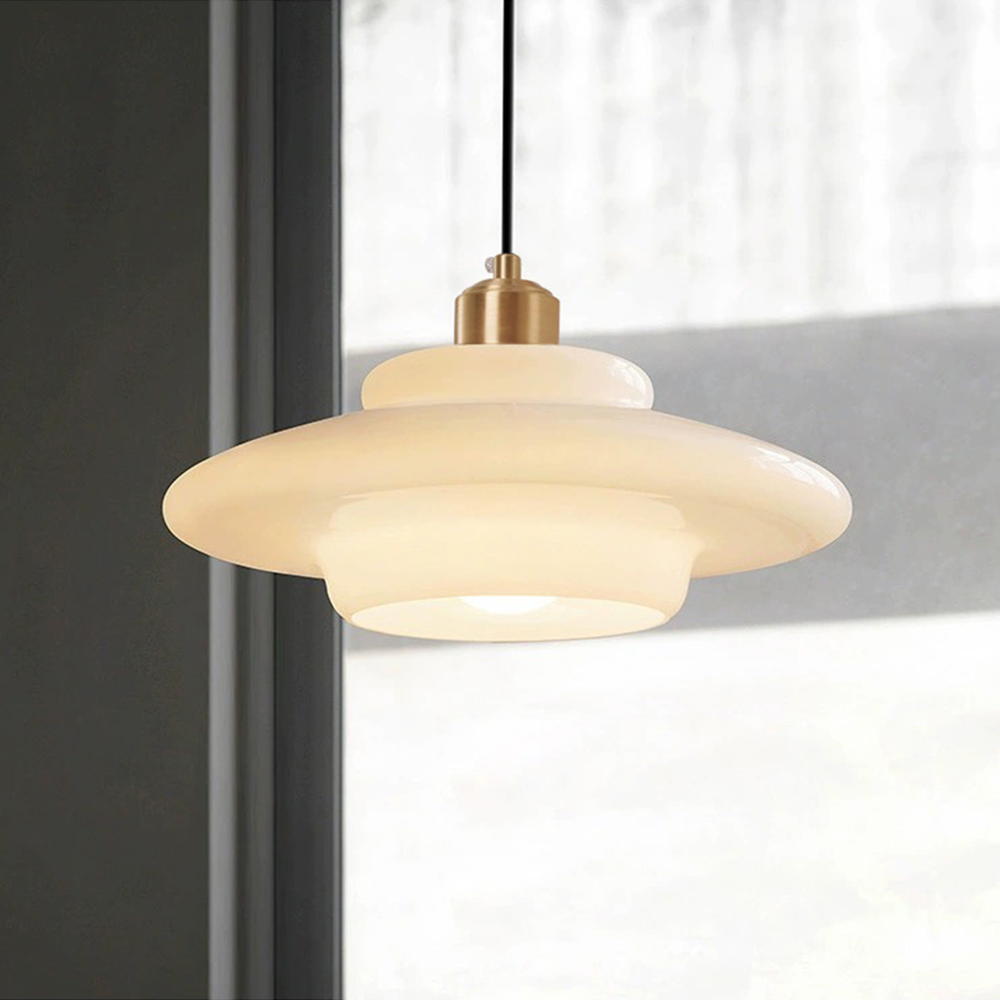 Nordic Minimalist Glass Pendant Light - Cueteks
