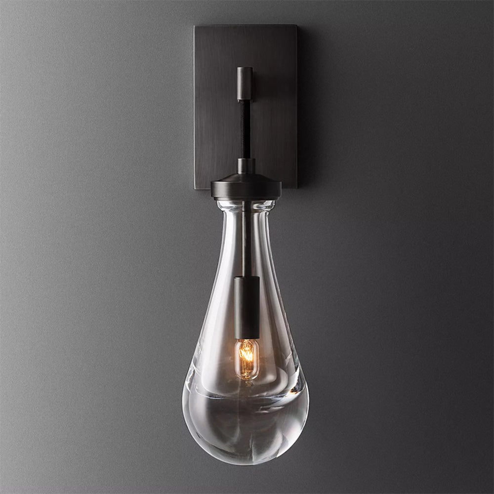 Art Creative Short Raindrop Wall Light For Dining Room - Cueteks