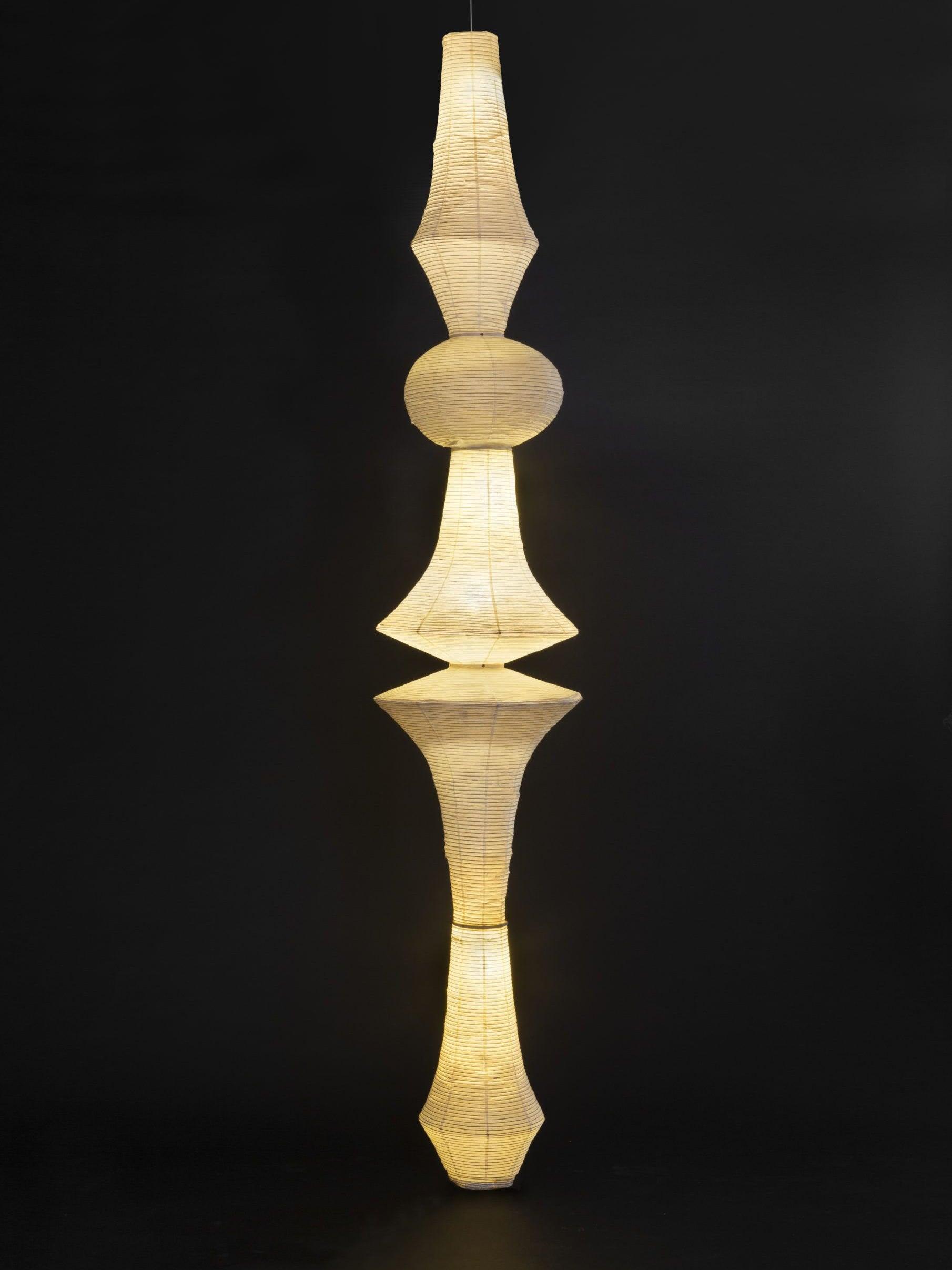 Washi Paper E Pendant Light - Cueteks