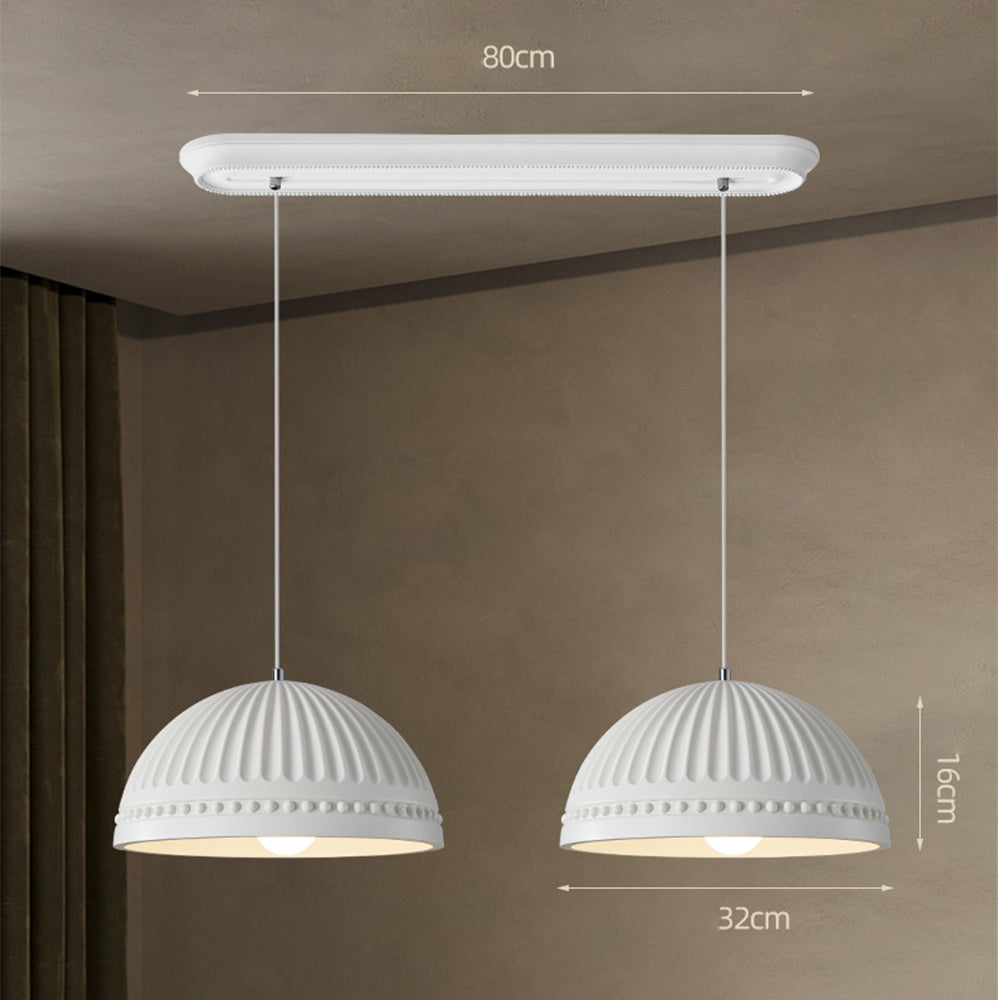 Cream Style Resin Creative Pendant Light - Cueteks