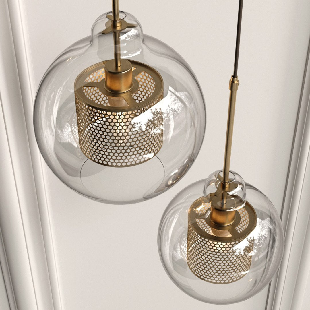 Modern Decor Chiswick Glass Pendant Light - Cueteks