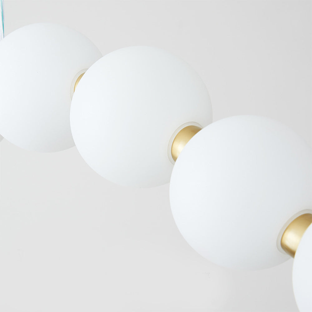 Creative Necklace String White Ball LED Pendant Lights - Cueteks
