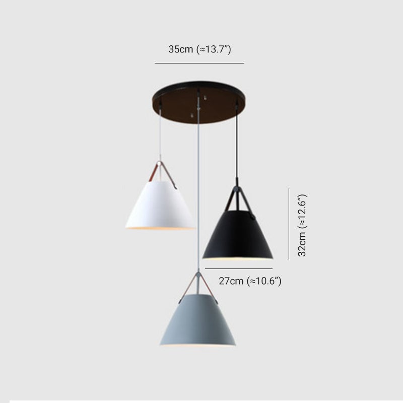 Carins Cluster-Pendelleuchte , 3 Farben - Cueteks