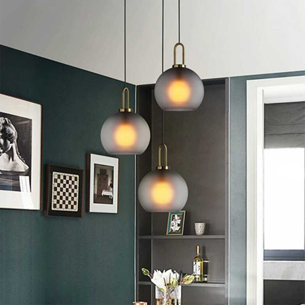 Modern Glass Living Room Pendant Light - Cueteks