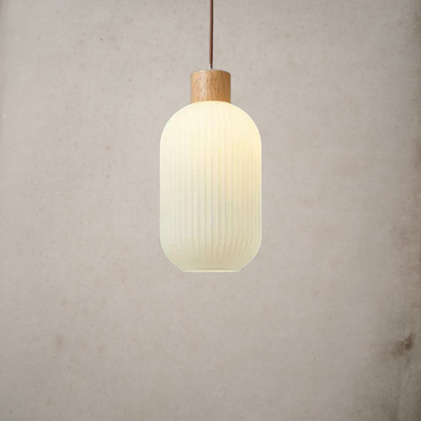 Vintage Milky White Glass Pendant Lights - Cueteks