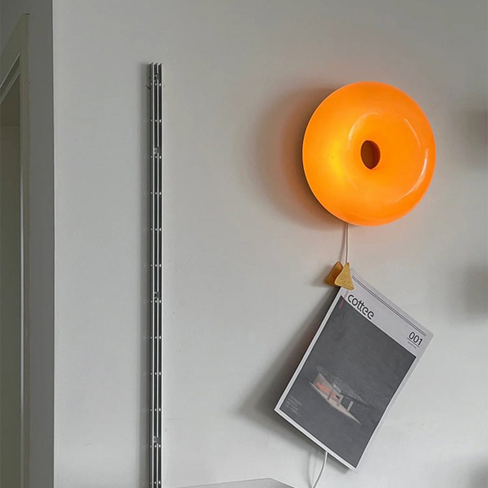 Donut Wall Lamp Glass  Wall Light Wall Sconces - Cueteks