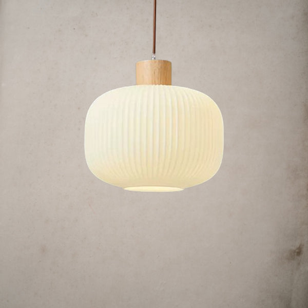 Vintage Milky White Glass Pendant Lights - Cueteks