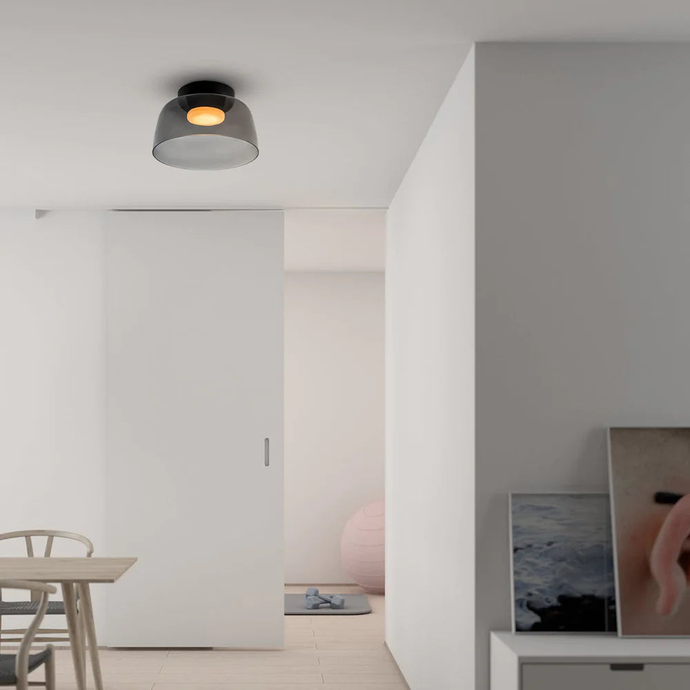 Morandi Modern Simple Creative Glass Flush Mount Ceiling Light - Cueteks