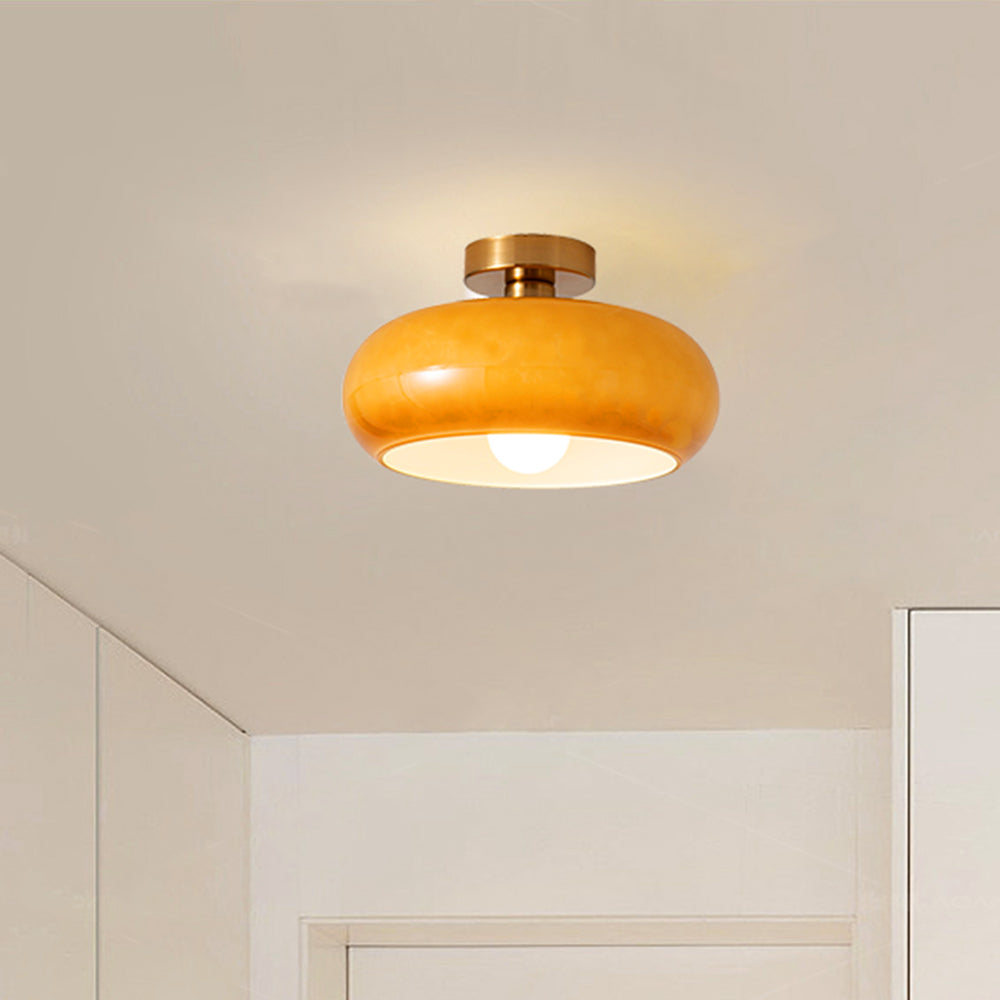 Vintage Round Glass Ceiling Lights - Cueteks