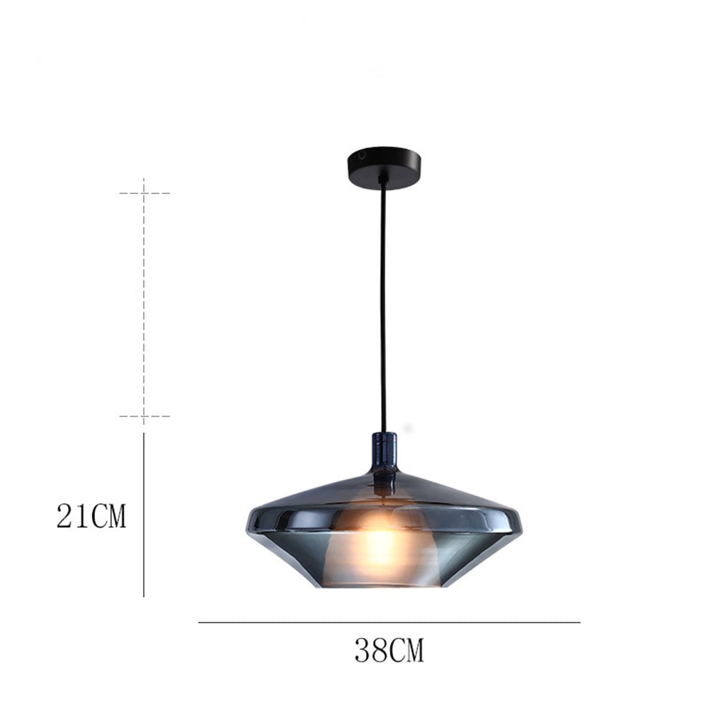 Modern Multicolored Glass Pendant Lamp for Dining - Cueteks
