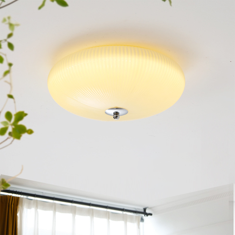 French Simple Glass Ceiling Lamps - Cueteks