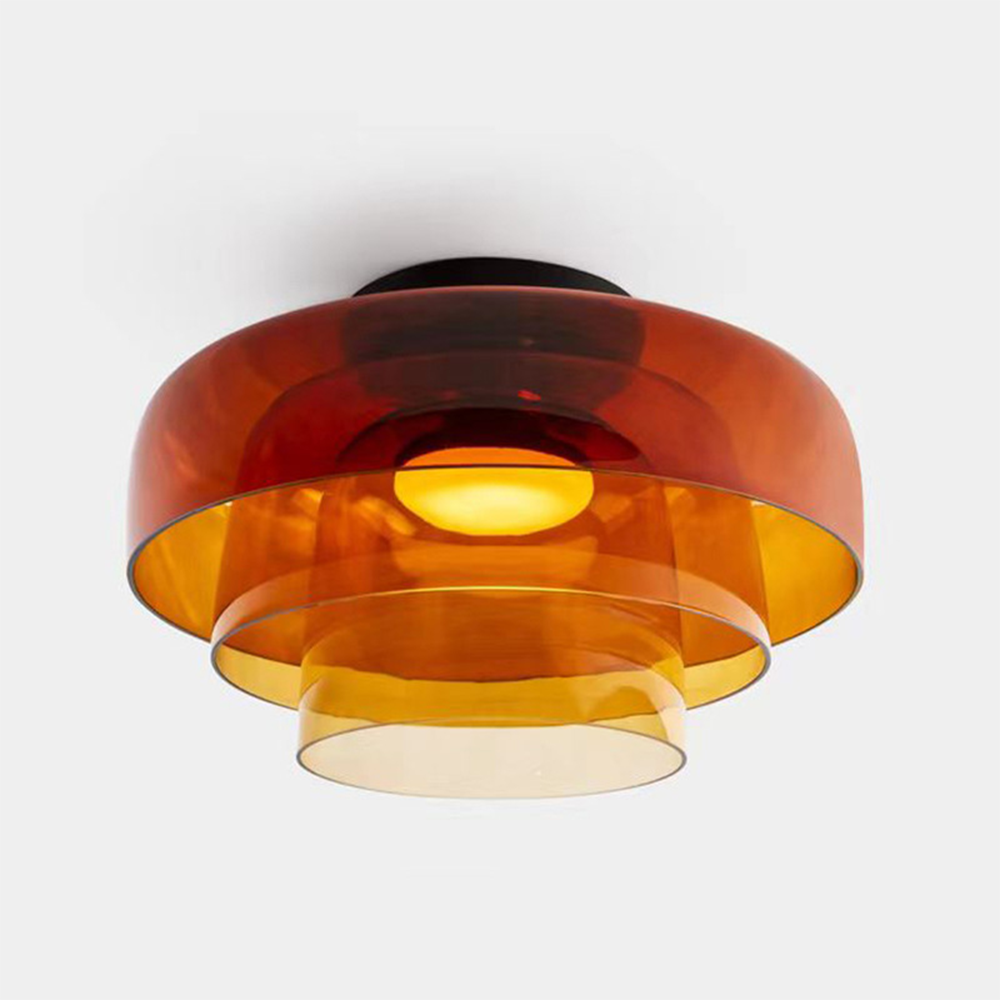 Nordic Designer Creative Personality Medieval Glass Ceiling Lamp - Cueteks