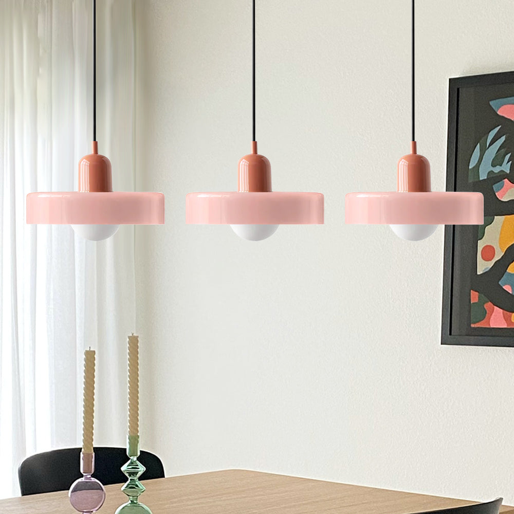 3 Heads Bauhaus Modern Simple Glass Pendant Light - Cueteks