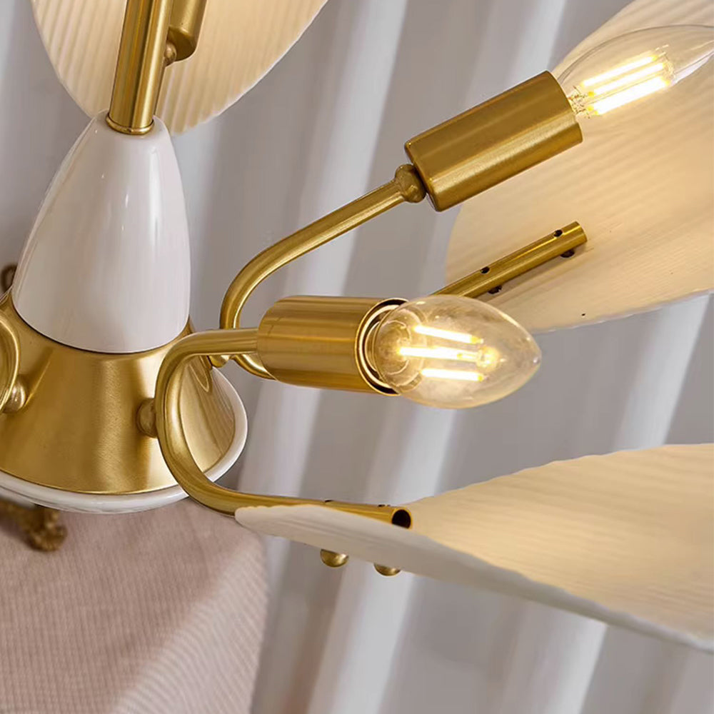 Vintage Creative Copper & Ceramic Pendant Light - Cueteks