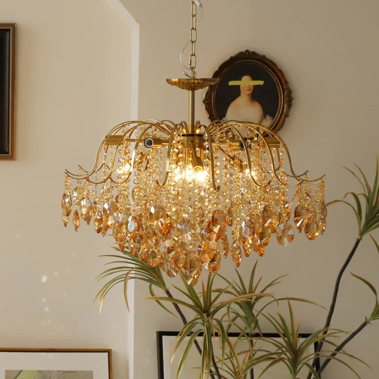 French Light luxury Romantic Crystal Chandelier - Cueteks