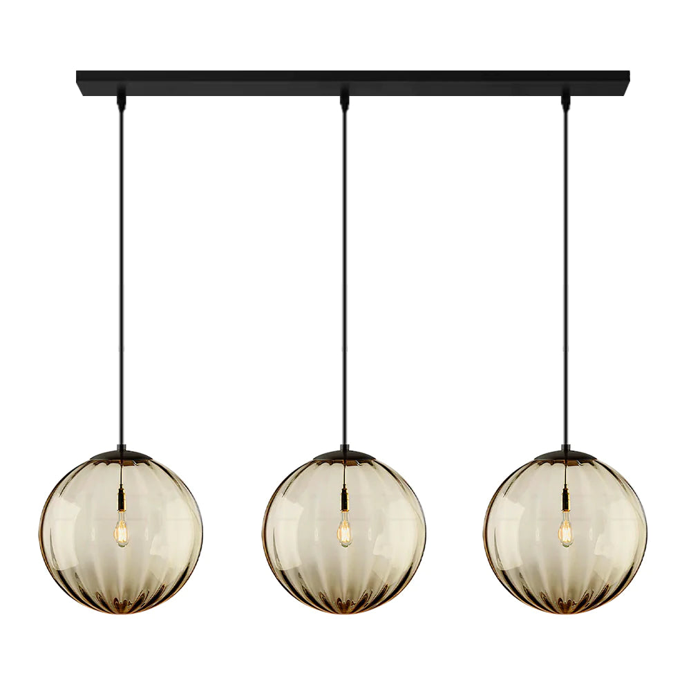 Modern Simple Round Glass Pendant Light - Cueteks