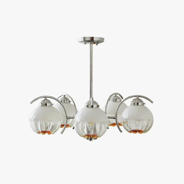 Modern Classic Flower Shape Glass Chandelier - Cueteks