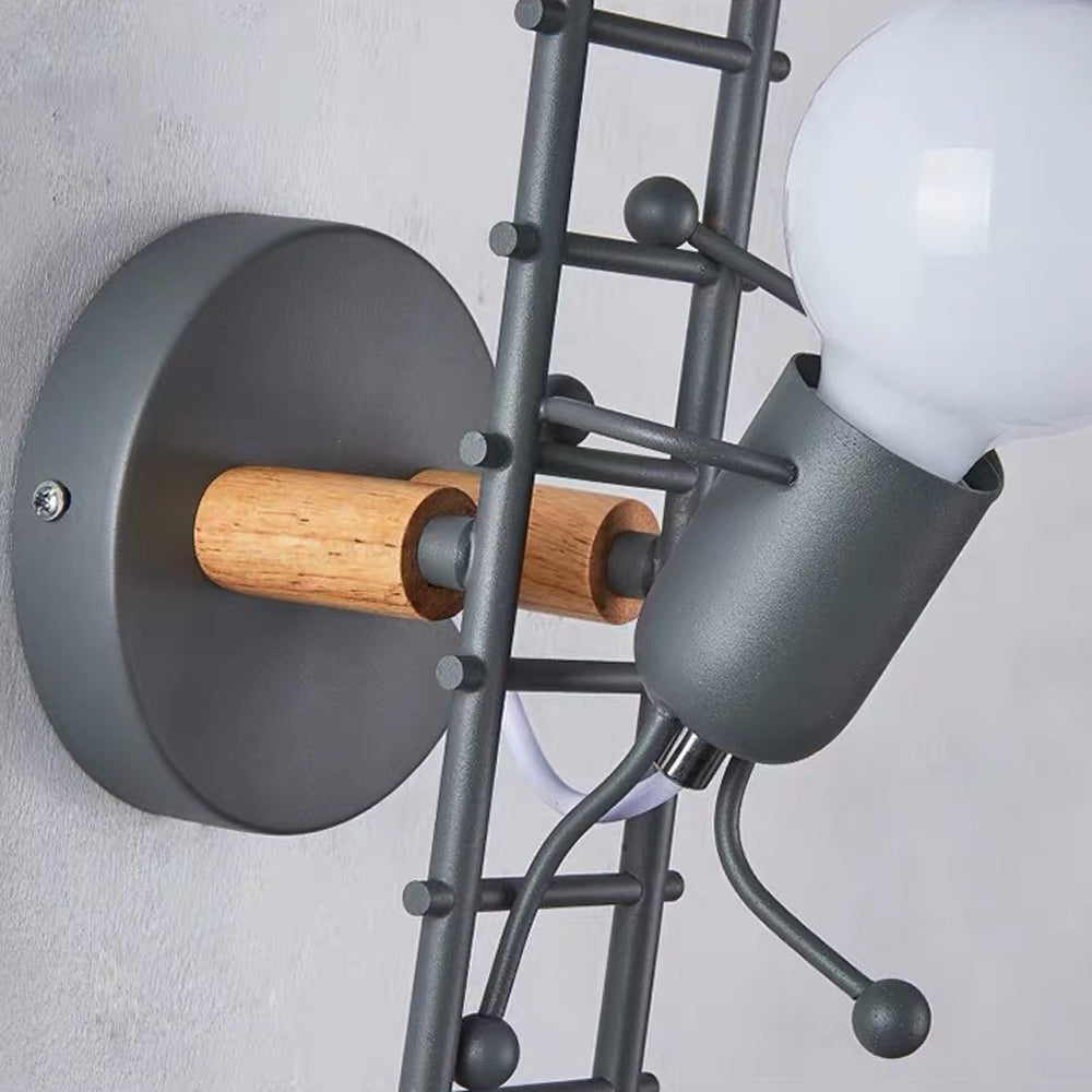 Luxo Retro Iron Man Hänge-Wandleuchte, 3 Farben - Cueteks