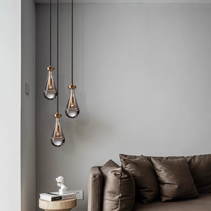 Modern Art Deco Raindrop Chandelier - Cueteks