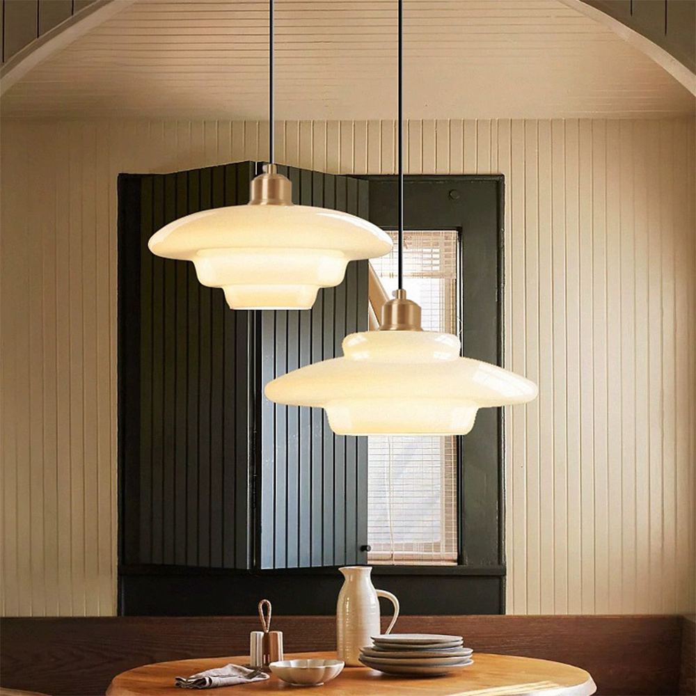 Nordic Minimalist Glass Pendant Light - Cueteks